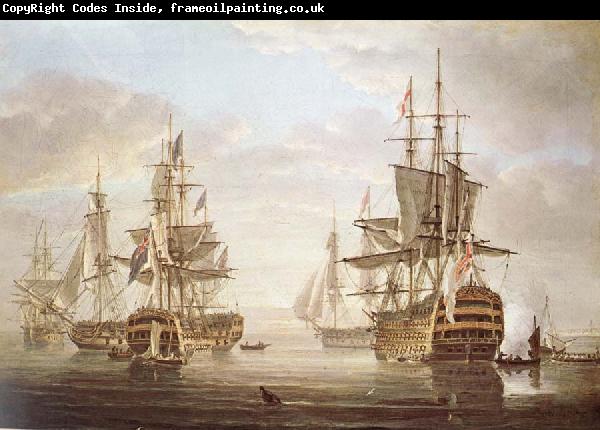 Nicholas Pocock This work of am exposing they five vessel as elbow bare that gora with Horatio Nelson and banskarriar
